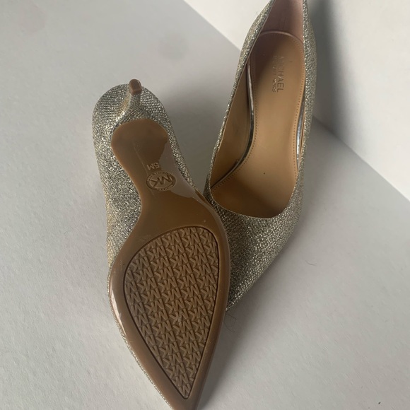 Michael Kors silver kitten heels. - Picture 5 of 5